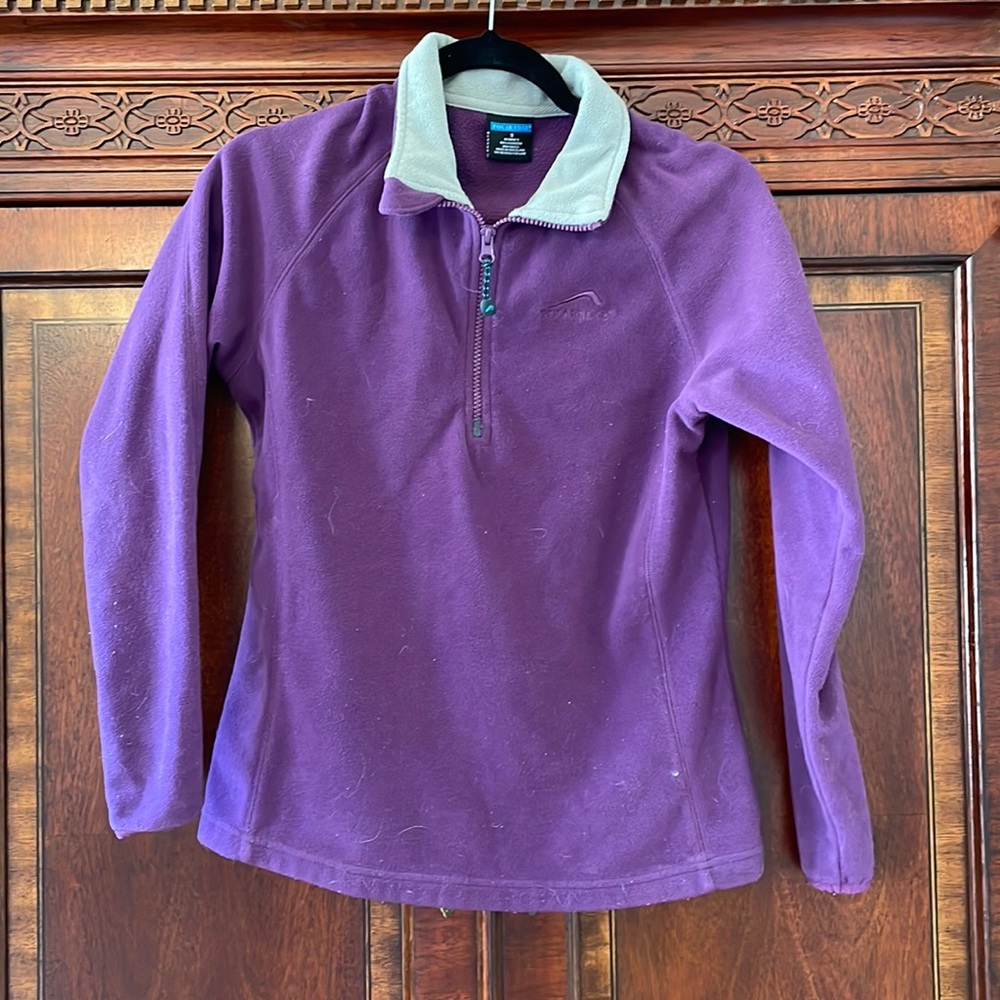 Polar Edge fleece 3/4 zip pullover. Size:Small (fits tight!) Color: Purple